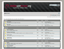 Tablet Screenshot of debianuserforums.org